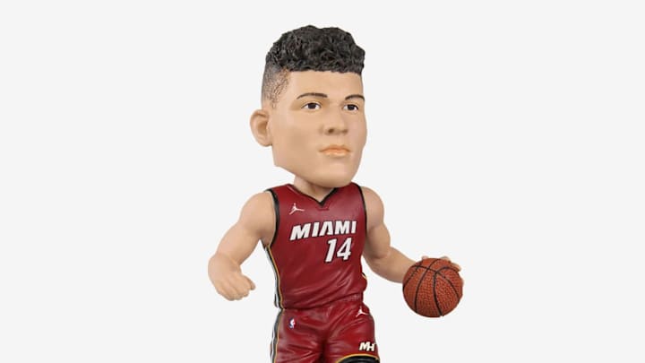 Miami Heat's Tyler Herro Gets A Sixth Man Of The Year Bobblehead Miami Heat's Tyler Herro Gets A Sixth Man Of The Year Bobblehead
