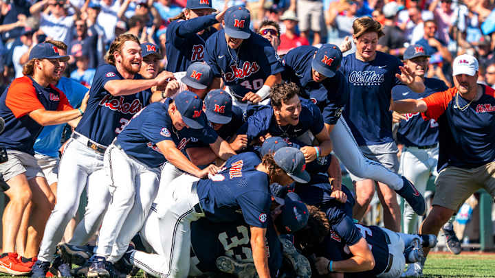 Ole Miss Claims First Men’s College World Series Title in Win Over Oklahoma