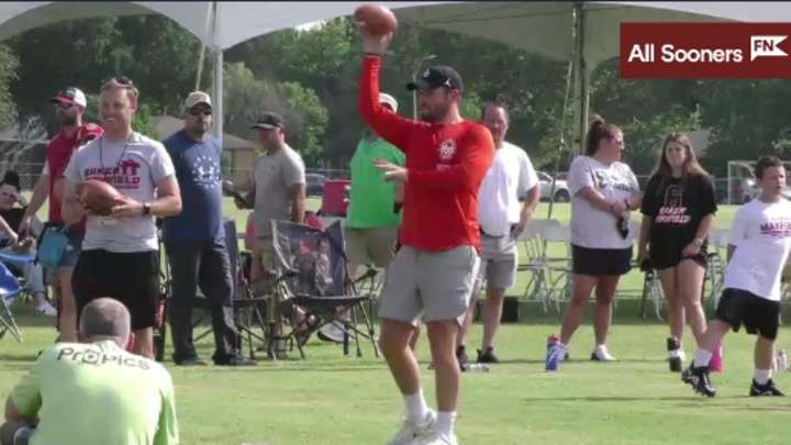 WATCH: Former Oklahoma QB Baker Mayfield Football Camp Highlights