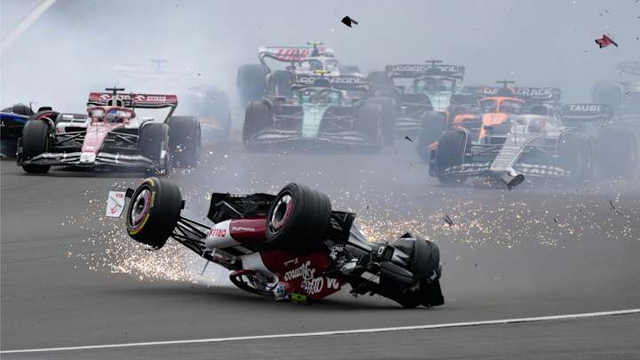 Zhou Guanyu Tweets Medical Update After Scary Crash at British Grand Prix