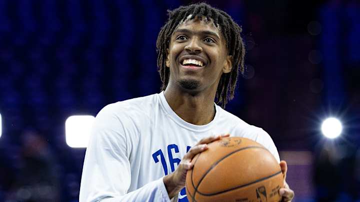 Tyrese Maxey Responds to Young 76ers Fan’s Reaction to Potential Kevin Durant Trade
