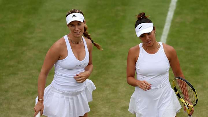 Danielle Collins and Desirae Krawczyk Advance to Wimbledon Doubles Semifinals Danielle Collins and Desirae Krawczyk Advance to Wimbledon Doubles Semifinals