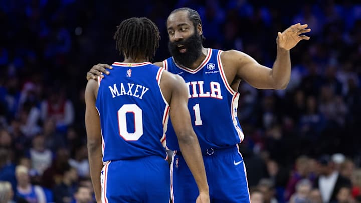 James Harden, Tyrese Maxey Link Up for an Offseason Workout