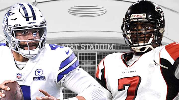 Falcons Icon Michael Vick vs. Cowboys QB Dak Prescott: Who's Better? Falcons Icon Michael Vick vs. Cowboys QB Dak Prescott: Who's Better?