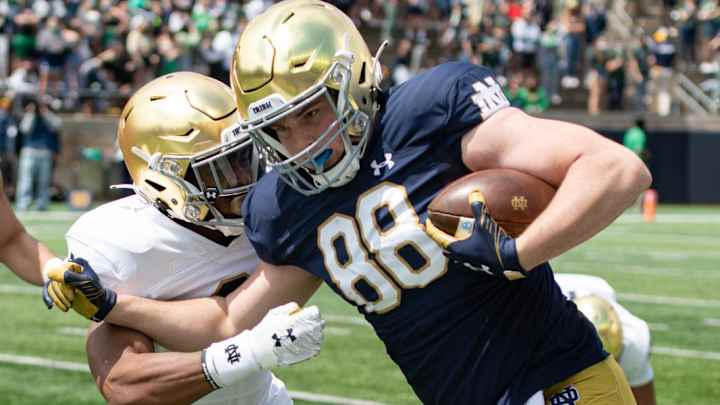 Notre Dame Tight End Mitchell Evans Has Foot Surgery Notre Dame Tight End Mitchell Evans Has Foot Surgery
