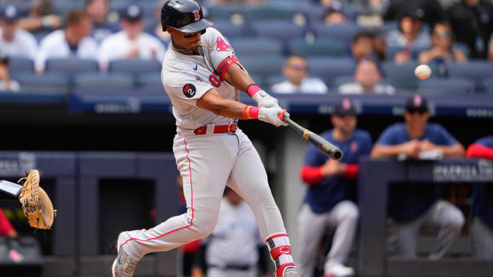 Red Sox’s Jeter Downs Hits First Career Homer at Yankee Stadium Red Sox’s Jeter Downs Hits First Career Homer at Yankee Stadium
