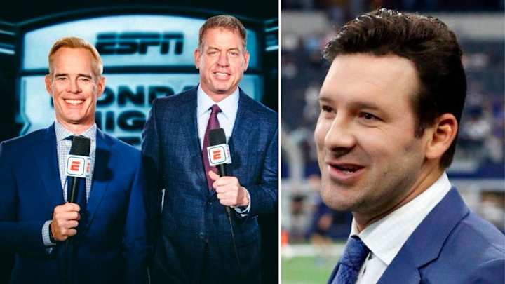 Cowboys Ex Tony Romo Sounds Off on Troy Aikman, Joe Buck & TV Money