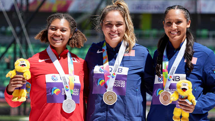 World T&F Championships: Camryn Rogers Wins Silver Medal in Hammer Throw