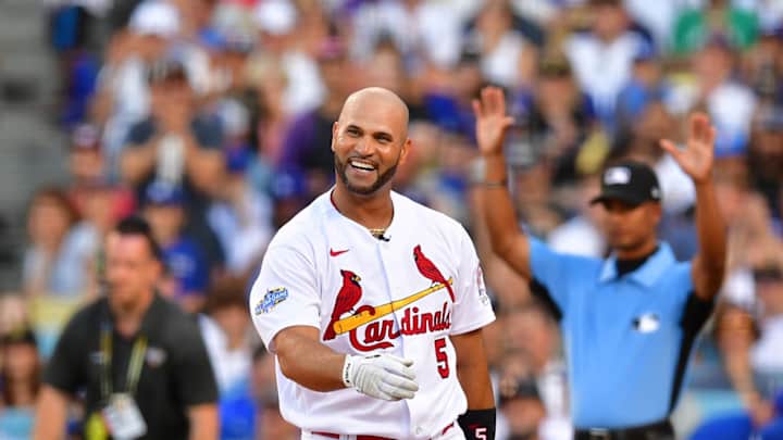 Albert Pujols Upsets Kyle Schwarber in Home Run Derby