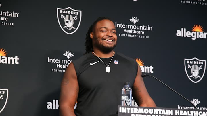 Las Vegas Raiders John Simpson Talks on the Opening of Training Camp