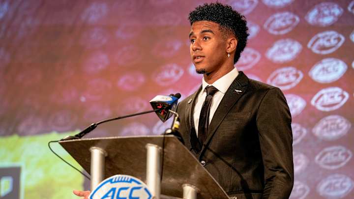 Jordan Travis discusses preparation for 2022 season at ACC Kickoff Jordan Travis discusses preparation for 2022 season at ACC Kickoff
