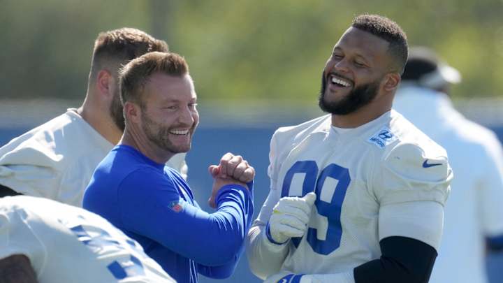 Sean McVay Felt 'Pure Joy' Upon Aaron Donald Returning