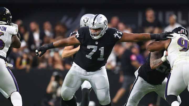 Raiders Sign Offensive Lineman Jordan Meredith after Denzelle Good Retires from the NFL