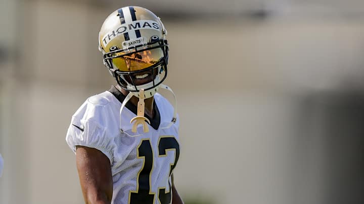 Watch: Saints’ Michael Thomas Back on the Field at Training Camp