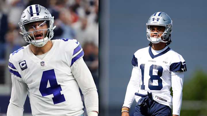 Cowboys WATCH: Jalen Tolbert '1% Better' - Rookie Connects with Dak Prescott at Camp