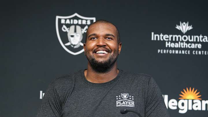 Brandon Parker From Las Vegas Raiders Training Camp