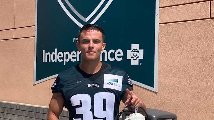 Eagles’ Devon Allen Limps to Finish, Sets Sights on 53-Man Roster Eagles’ Devon Allen Limps to Finish, Sets Sights on 53-Man Roster