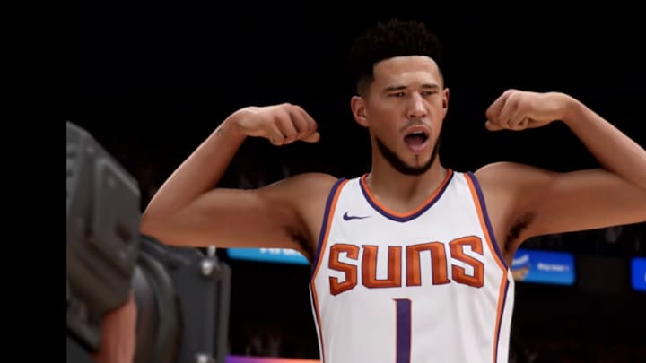 First Look at Phoenix Suns G Devin Booker in NBA 2K23 First Look at Phoenix Suns G Devin Booker in NBA 2K23