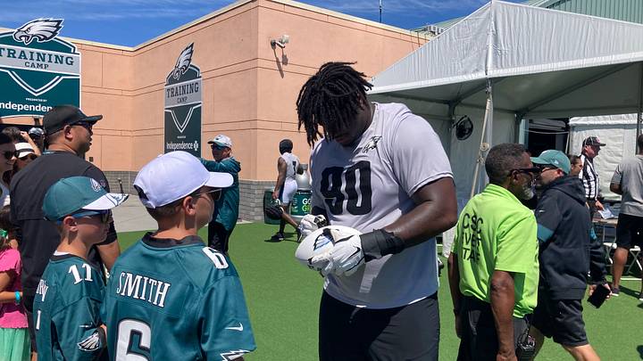 "Big Train" Jordan Davis a Hit at the Linc "Big Train" Jordan Davis a Hit at the Linc