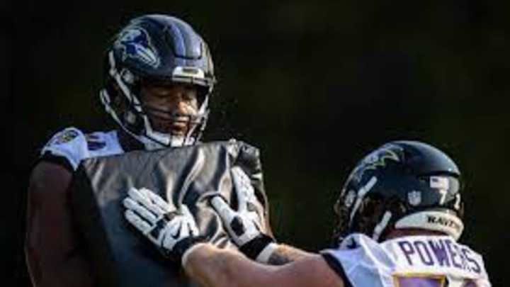 Tyre Phillips, Ben Powers In Heated Battle At Left Guard for Ravens Tyre Phillips, Ben Powers In Heated Battle At Left Guard for Ravens