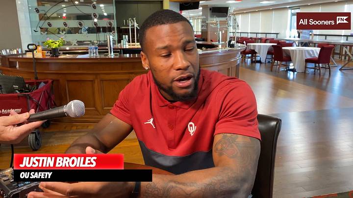 WATCH: Oklahoma DB Justin Broiles Media Day Press Conference