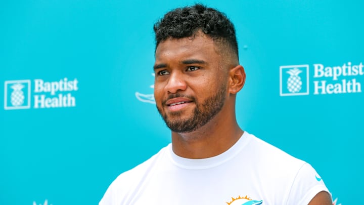 Miami QB Tua Tagovailoa Addresses Dolphins’ Interest in Tom Brady