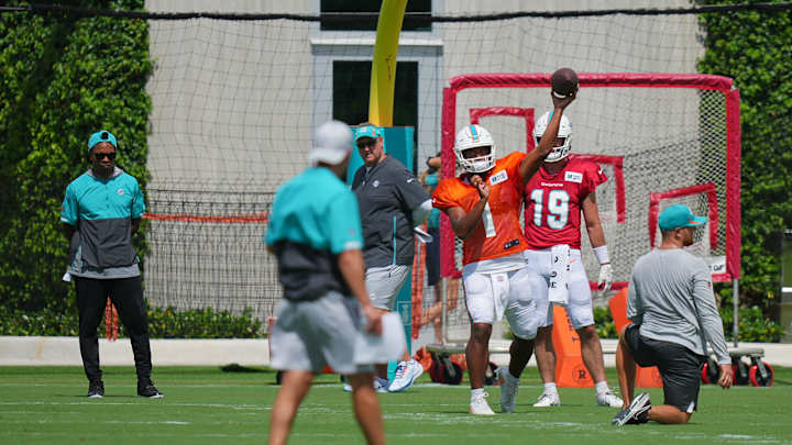 Miami Dolphins Quarterback Tua Tagovailoa's Day in Orange