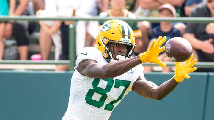 Doubs Continues Big-Play Ways at Packers Training Camp