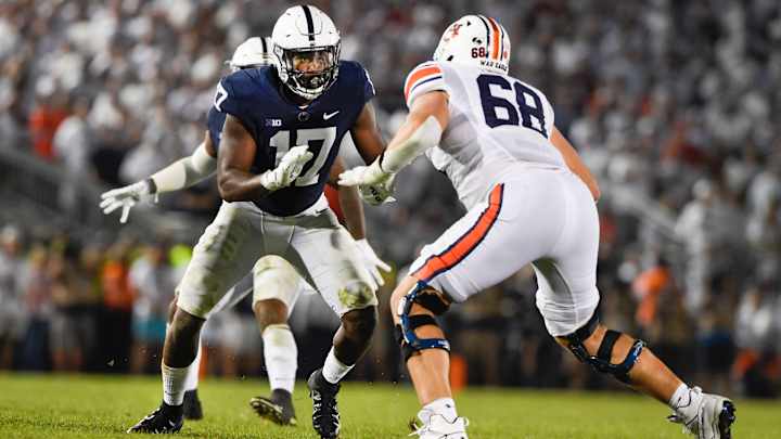 Auburn's PFF scores for each offensive lineman from 2022