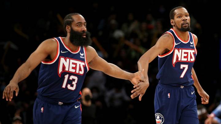 James Harden, Kevin Durant Reunite at Concert During Offseason