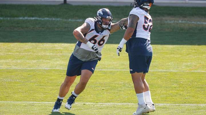 Broncos Camp Notebook | Day 11: One O-Lineman has Separated From the Competition Broncos Camp Notebook | Day 11: One O-Lineman has Separated From the Competition