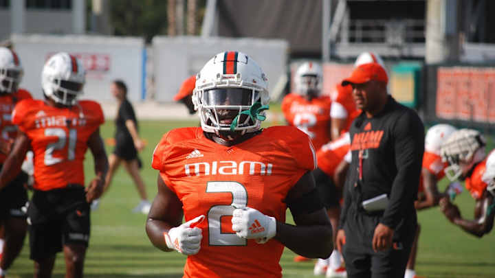 Mario Cristobal Updates Injury Status of Two Hurricanes RBs