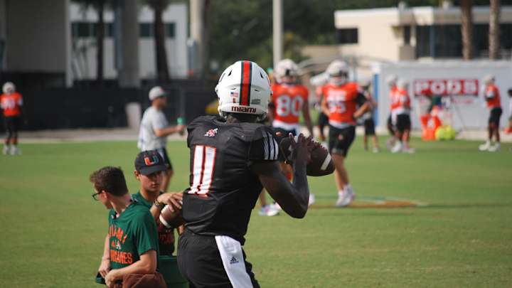 Josh Gattis: QB Jacurri Brown Is One of Miami's 'Top Playmakers'