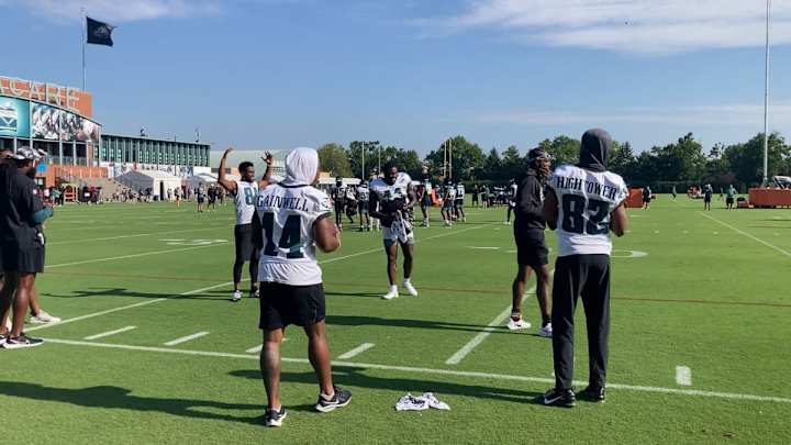 Eagles Training Camp Notebook: Davion Taylor Flashes, and More