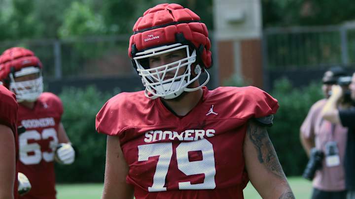 Oklahoma's Freshman Offensive Line Trio Biding Time Ahead of the 2022 Season Oklahoma's Freshman Offensive Line Trio Biding Time Ahead of the 2022 Season