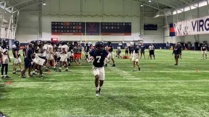 WATCH: Virginia Running Backs Do Full-Pads Practice Drill WATCH: Virginia Running Backs Do Full-Pads Practice Drill