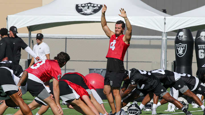 Derek Carr on the Latest from Las Vegas Raiders Camp Derek Carr on the Latest from Las Vegas Raiders Camp