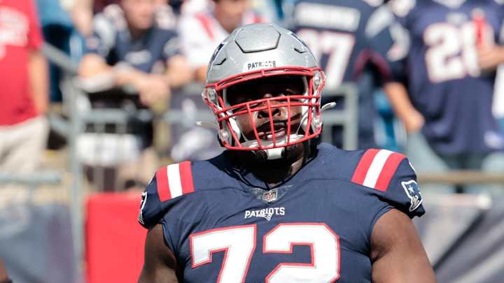Patriots OL Yodny Cajuste Leaves With Apparent Leg Injury Patriots OL Yodny Cajuste Leaves With Apparent Leg Injury