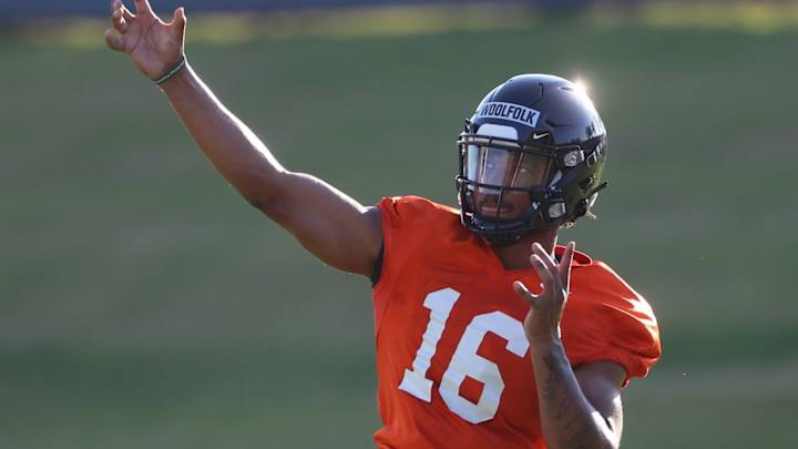 After Successful Baseball Season, Jay Woolfolk Getting Reacclimated at Football Camp After Successful Baseball Season, Jay Woolfolk Getting Reacclimated at Football Camp