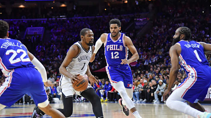 Tobias Harris Laughs Off Kevin Durant Trade Rumors Tobias Harris Laughs Off Kevin Durant Trade Rumors