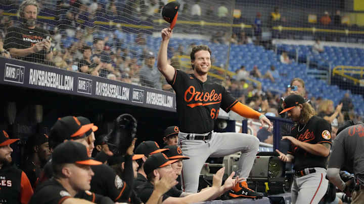 Former Rays OF Brett Phillips Has Happy Homecoming, Even Dressed in Orange