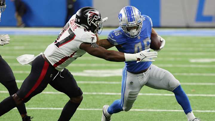 Falcons Defense Clutches Up in Win vs. Lions