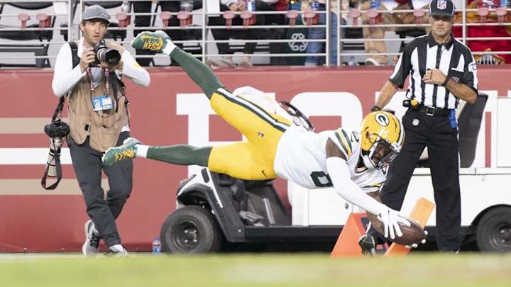 Love Throws Three Interceptions as Packers Lose to 49ers