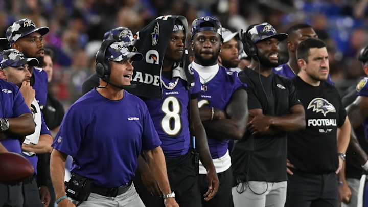 Harbaugh Encouraged by Ravens Depth on O-Line Harbaugh Encouraged by Ravens Depth on O-Line