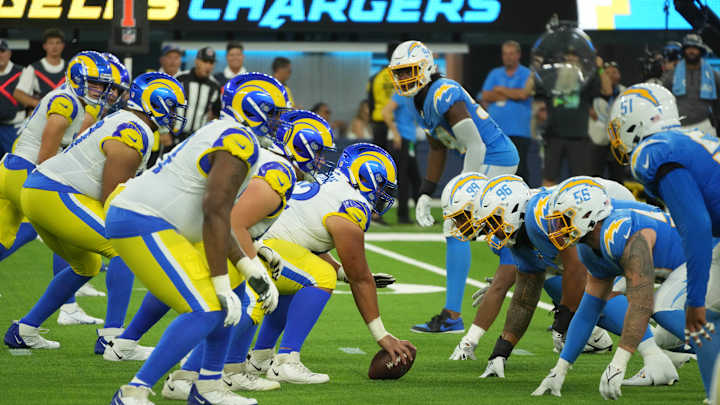 Rams & Chargers Tied 14-14 at Half After Fireworks in Final Minutes