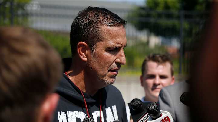 Watch: Luke Fickell Updates QB Battle, Ivan Pace's Impact, and More