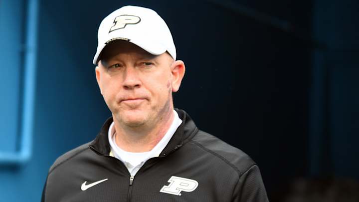 Purdue Football Coach Jeff Brohm Racaps Fall Camp Scrimmage Purdue Football Coach Jeff Brohm Racaps Fall Camp Scrimmage