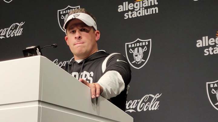 Josh McDaniels Reacts to the Raiders' Loss to the Cardinals