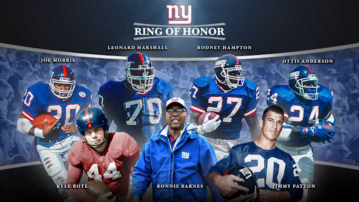 Giants Announce Seven New Members for Team's Ring of Honor Giants Announce Seven New Members for Team's Ring of Honor