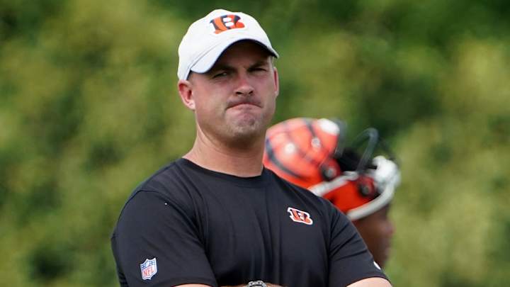 Watch: Zac Taylor Mic'd Up During Bengals Practice Watch: Zac Taylor Mic'd Up During Bengals Practice